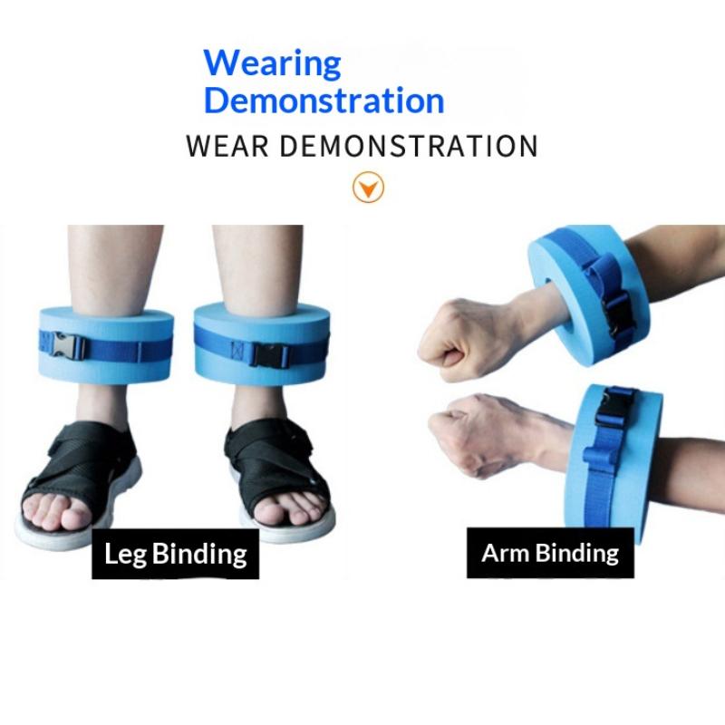 1Pc Eva Foam Swimming Float Ring Water Aerobics Aquatic Cuffs For Ankle Arm Adults Children Swimming Fitness Training