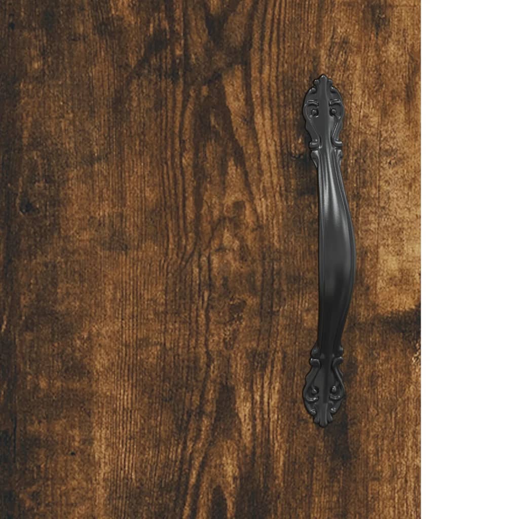 Highboard Smoked Oak 34.5 x 34 x 180 cm Particleboard