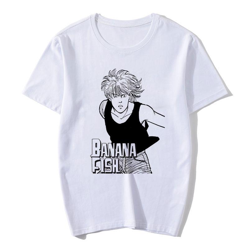Banana Fish T Shirt Women Anime Japanese Manga T-Shirt Cartoon Graphic Tees Summer Tops Harajuku Women Fashion Tees Tshirts