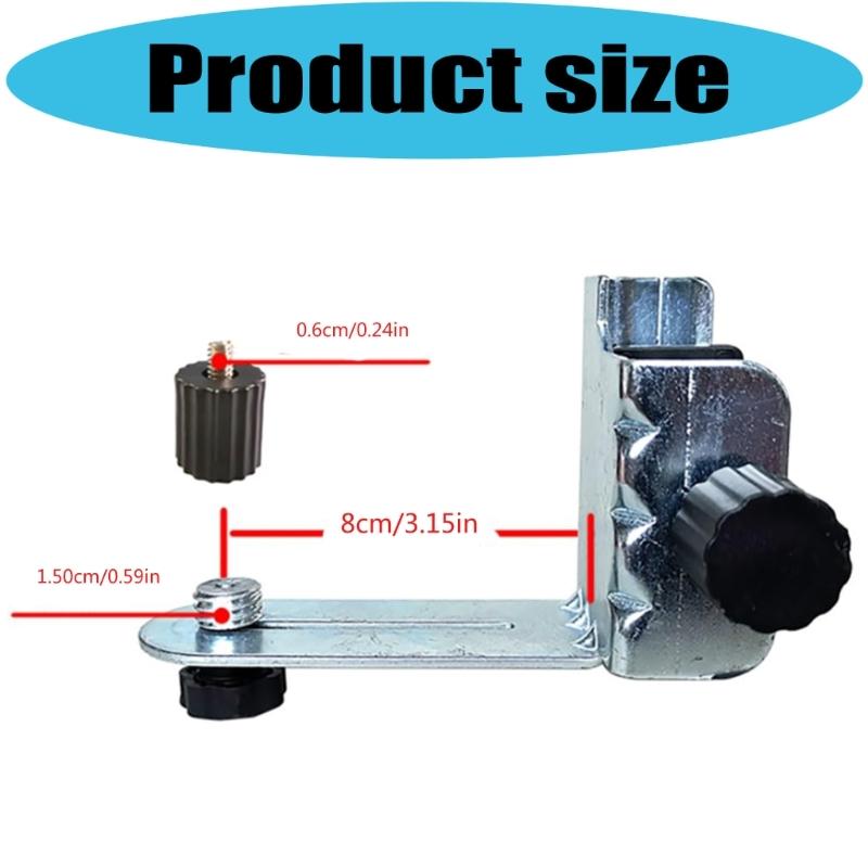 652F Adjustable Lasering Level Tripod Mount with Multiple Angled Rotation and Height Adjustment for Construction and Renovations
