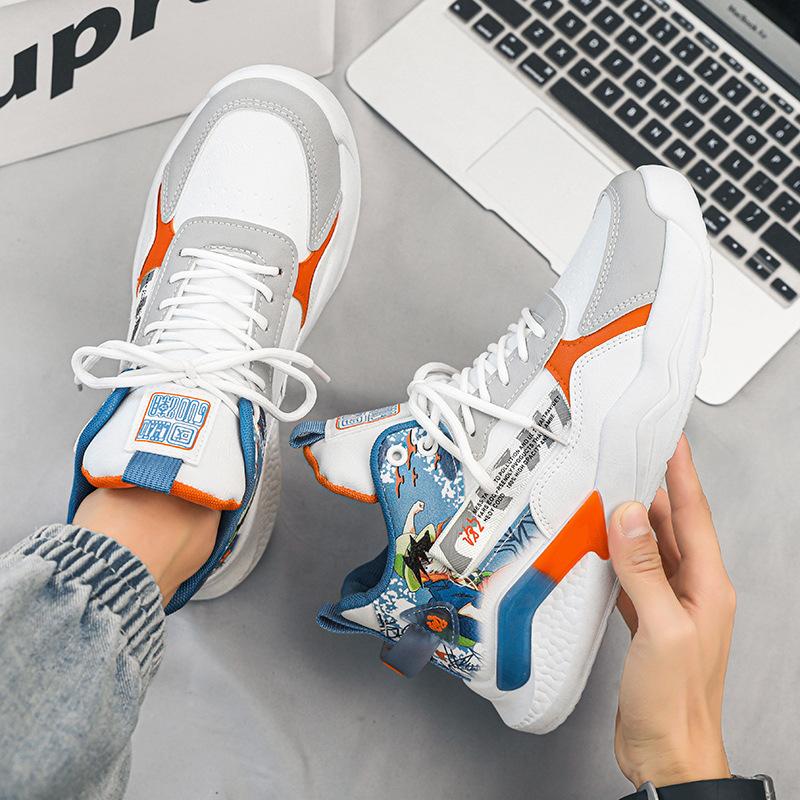 Men's shoes 2025 new autumn running sports students sports leisure running junior high school students height increase students basketball tide shoes