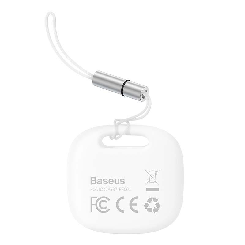 Bluetooth Locator Baseus T2 Pro with Lanyard (White)