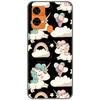 for Oukitel C33 Black Case 6.8inch Soft Tpu Cute Cartoon Back Cover on OukitelC33 Full protection bumper Anti-fall shockproof