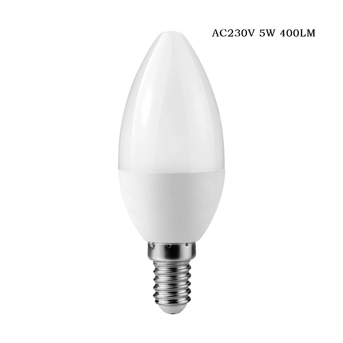 

Рекламная светодиодная лампа Spot candle lamp 220V 3W-18W высокая яркость без стробоскопического эффекта теплый белый свет подходит для кухни, ванной комнаты 3000K