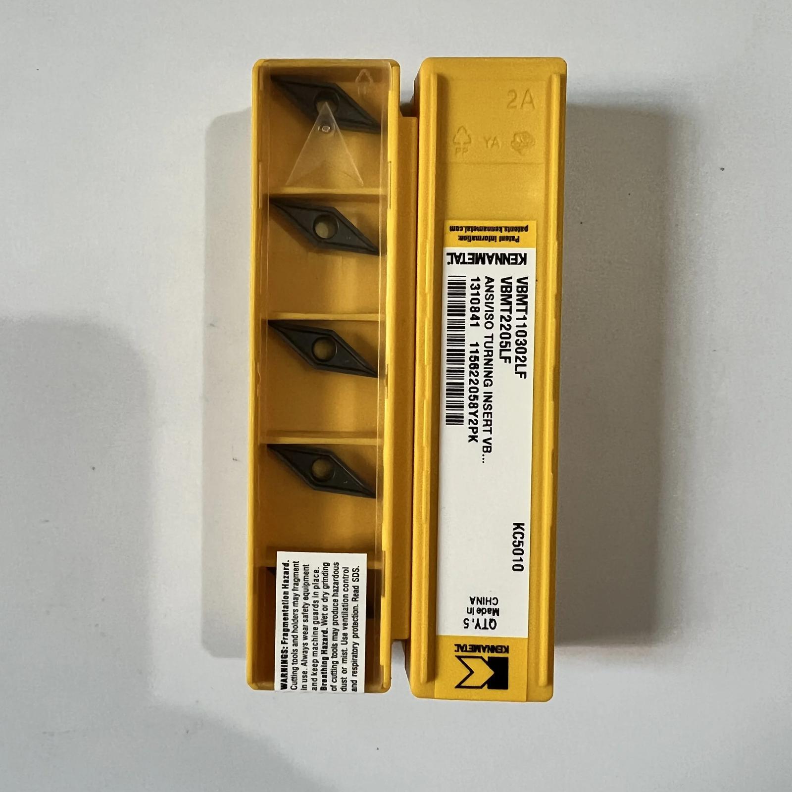 

Original / VBMT110304LF KC5010 / Industrial indexable Carbide Inserts 10 Pcs