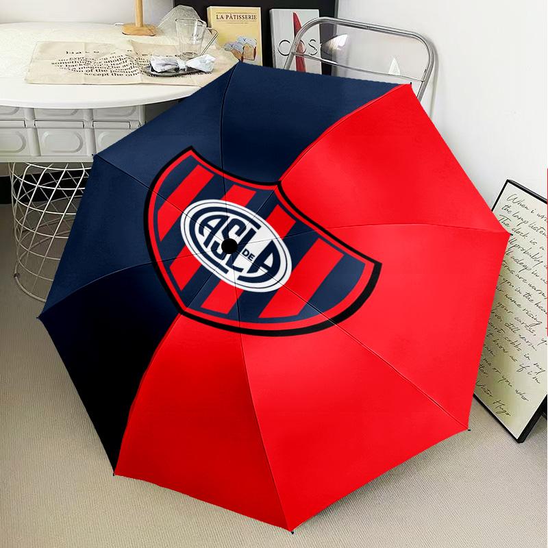 Club Atletico San Lorenzo Umbrella Folding umbrella, automatic umbrella 8-Frame for Travel, camping Use Gift for Halloween Christmas
