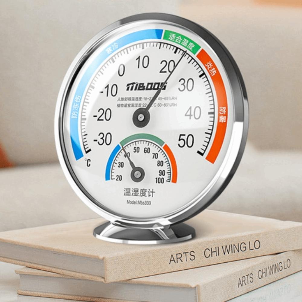 Wall Mount Humidity Temperature Meter Battery-Free Temperature Hygrometer Hygrothermograph  Home