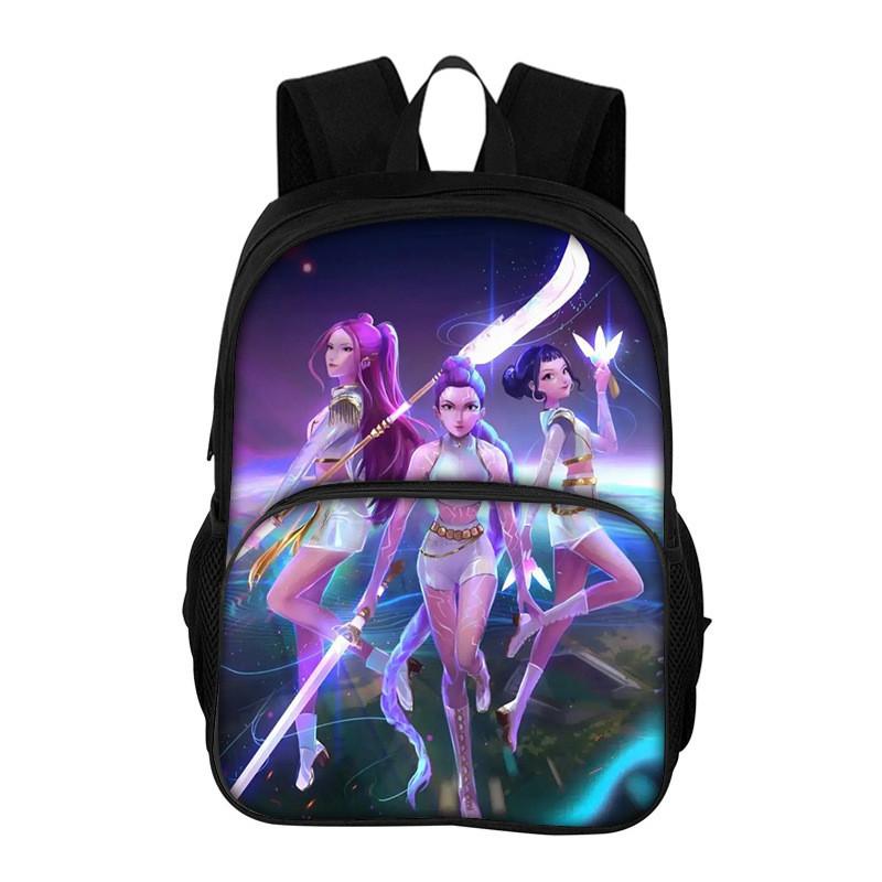 Hunter Witches Kpop Backpack With Oxford Fabric And Breathable Cushion Straps For School Students