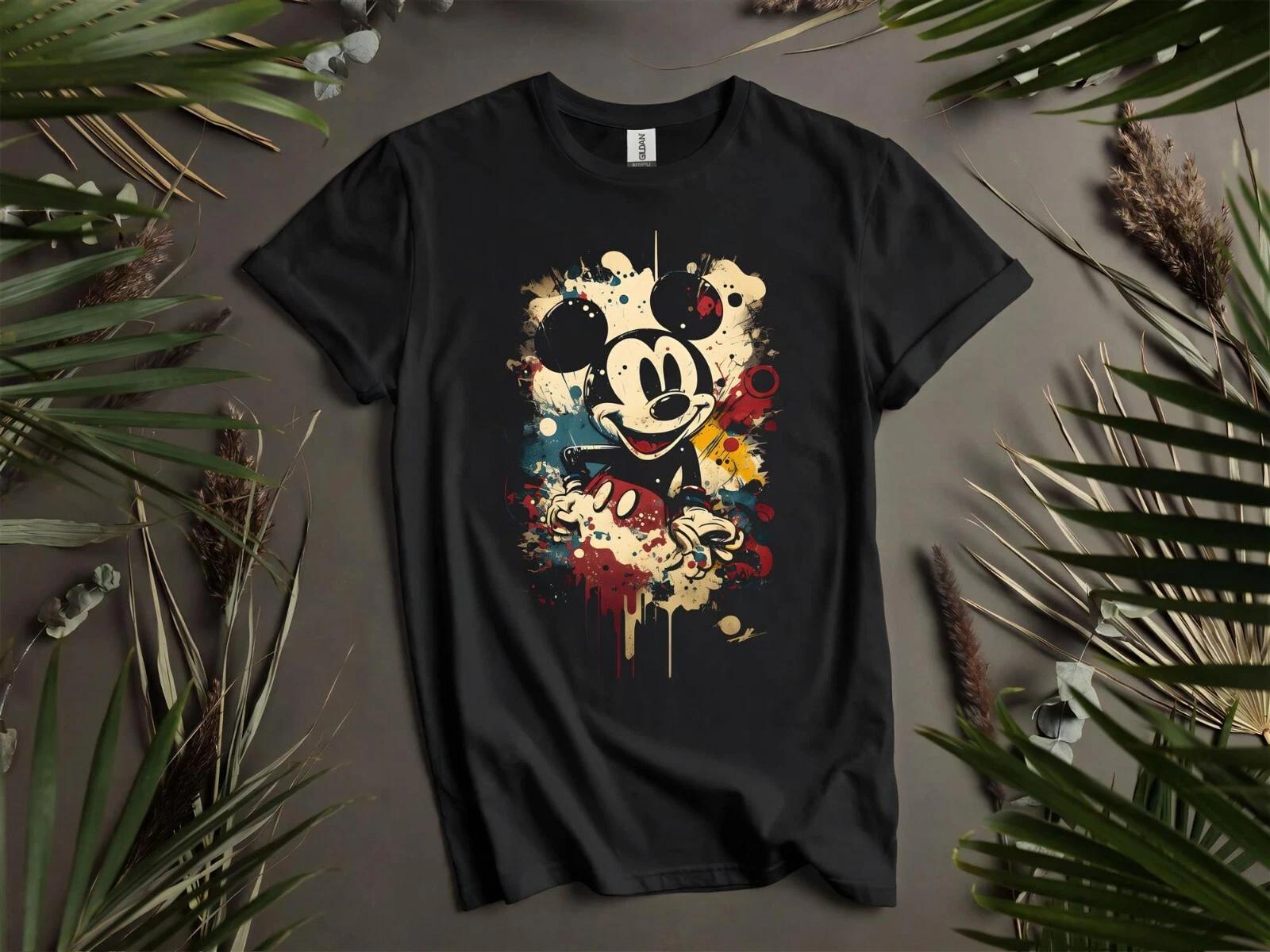 Mickey Mouse Galaxy T-shirt T shirt Men Women Unisex Tshirt L196 M
