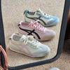 Niche Yellow Women's New Shoes Silver Retro Board Shoes Sports Trendy Shoes