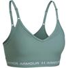 Letter Logo V-Neck Bra Women Underwear Green 1386424-348