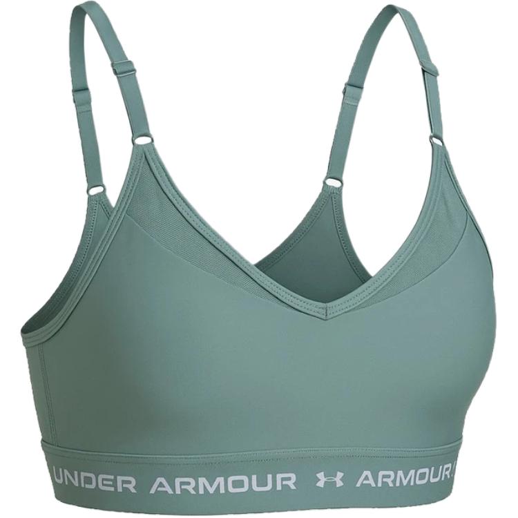 

Under Armour Letter Logo V-Neck Bra Women underwear Green 1386424-348 L