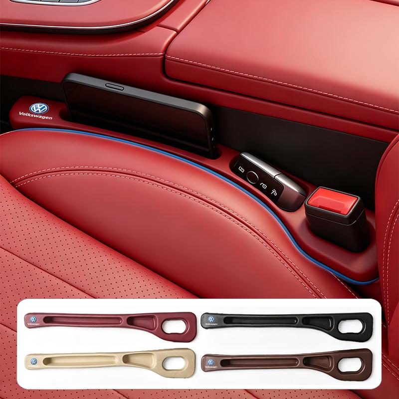2Pcs Car Seat Gap Filler Strip Leak Proof Storage Accessories For VW GTI Polo Golf MK6 Passat Tiguan Arteon T-ROC Jetta ID.3 CC BCF1