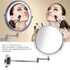 Wall Mounted Makeup Mirror Bathroom Stylish Electroplating Cosmetic Mirror Accessory