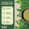 Nutrabud Moringa Tablets 1000mg Organic Supplement for Daily Energy Immunity and Digestive Support 180 Count Pack of 1