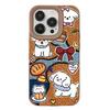 Brown for Apple 16promax Mobile Phone Case New Model for IPhone15 Cartoon Dog 14pro Skin Pattern 13/11