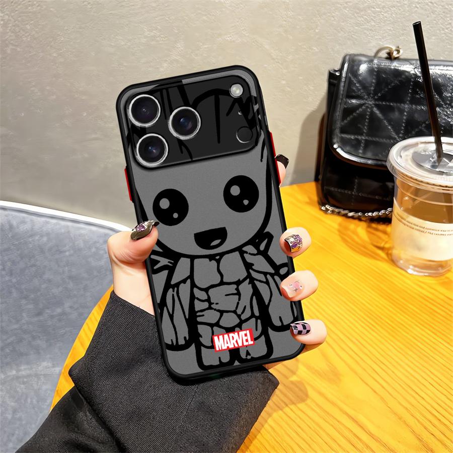 Marvel Sipiderman Ironman Hülle für iPhone 17 Pro Max 7 8 SE 12 17e 14 15 XS XR 13 Mini 11 Air 16 Plus Rückseite Handyhülle