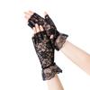 Lace Half-Finger Gloves for Women - Cycling, Sun Protection, Touch Screen, Bridal & Driving