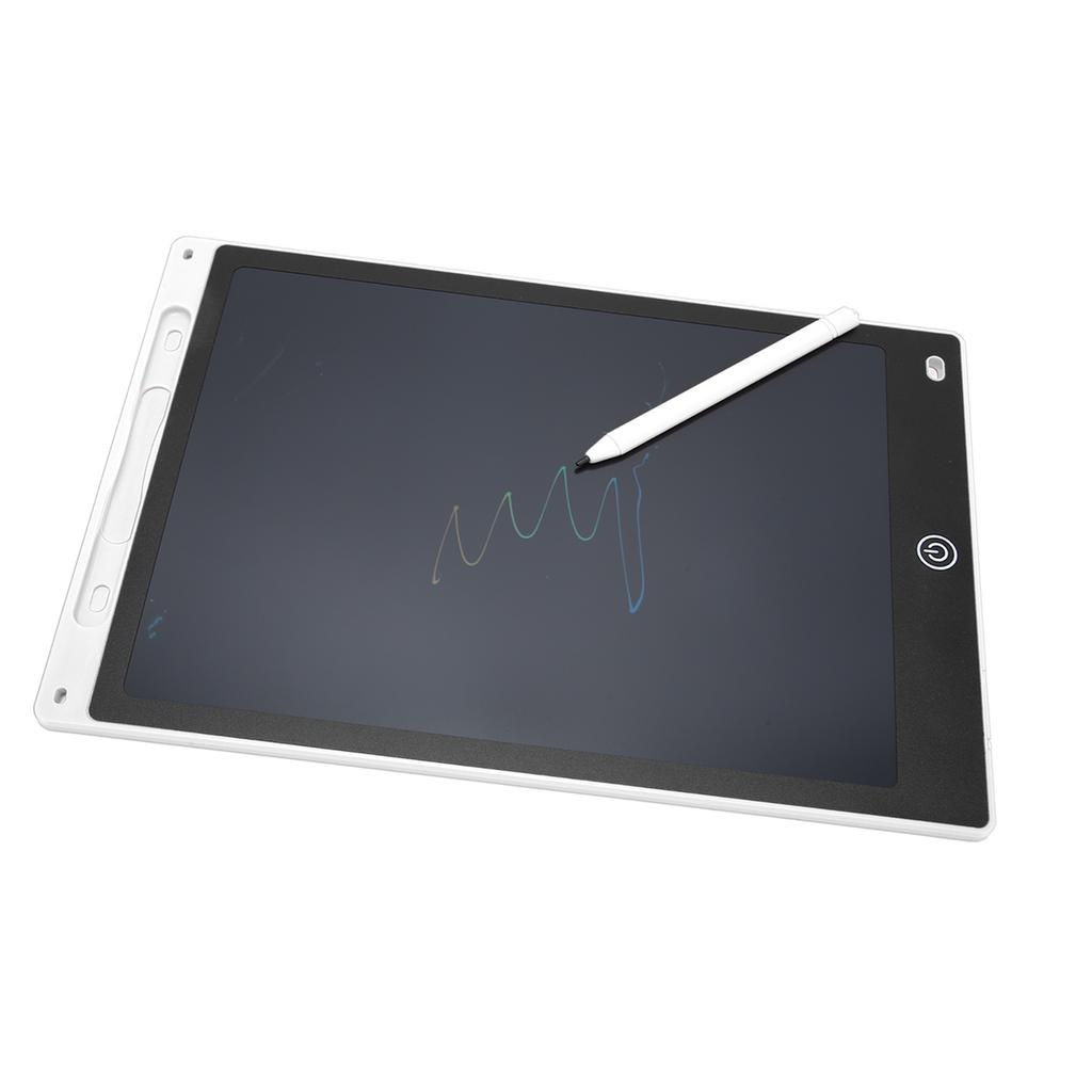 LCD Writing Tablet for Kids Erasable 12 Inch Color Screen Pressure Sensitive Doodle Pad Drawing