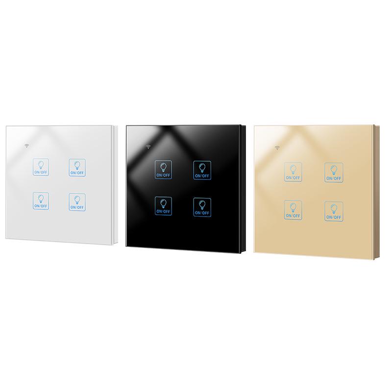 Zhengshang C3 Graffiti Smart WiFi Switch: Wireless Voice Panel, EU Standard, Compatible with Alexa & Google Assistant.