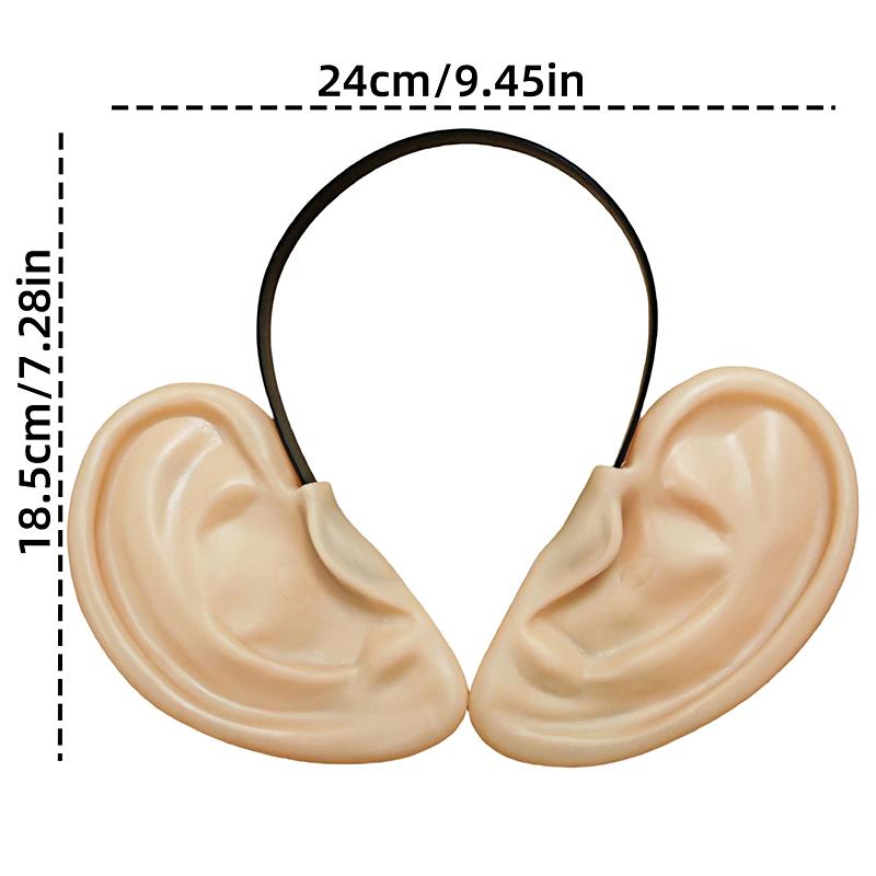 

Хэллоуин Ободок-пранк в форме ушей Прочные заколки для волос Смешной головной убор Косплей Искусственные уши Подарок Головной убор Праздничные принадлежности 24x18,5 см 24x18.5cm