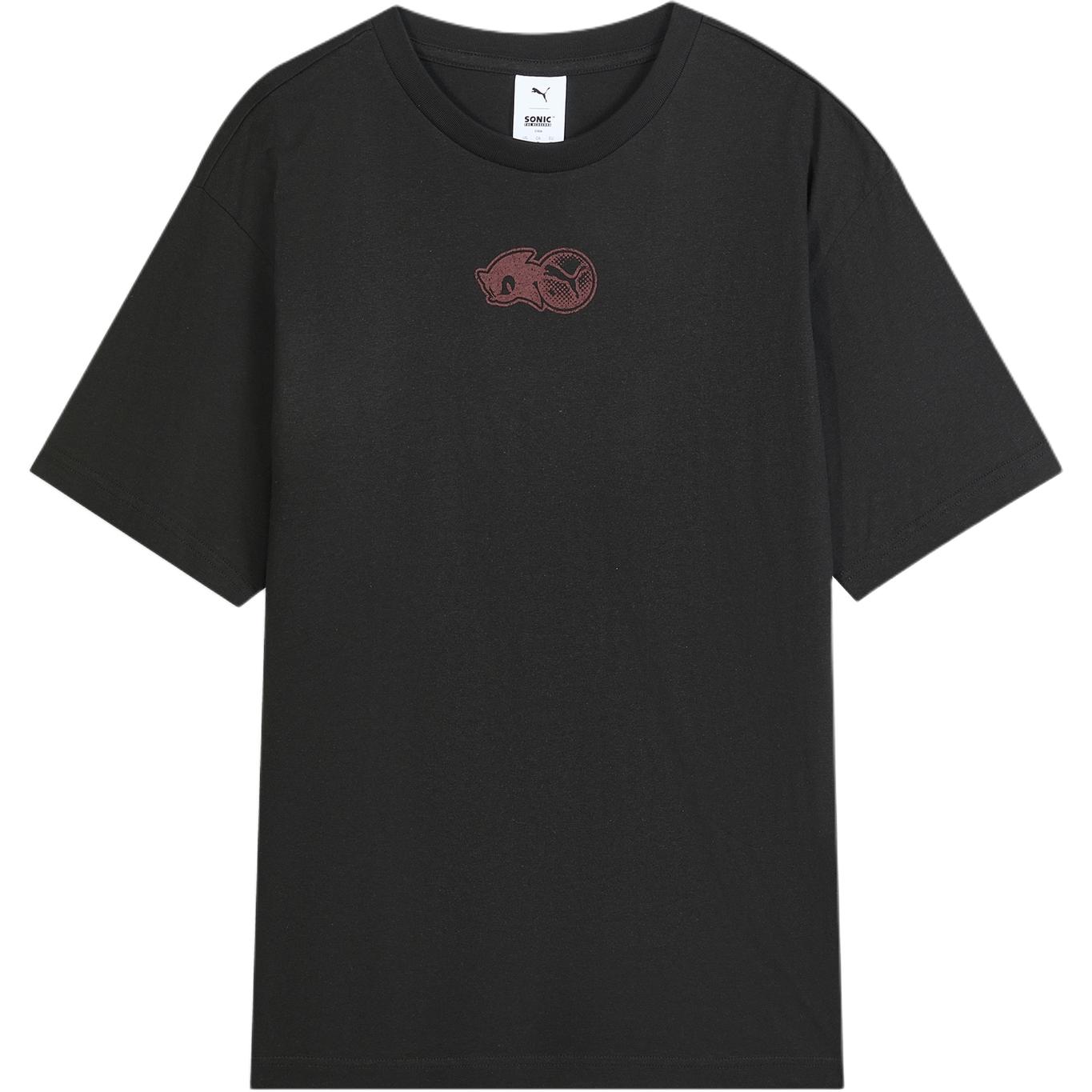 

Puma X Sonic Коллаборация Расслабленный Игривый Принт Свободная Повседневная Футболка с Коротким Рукавом Мужские Топы 632406-01 L