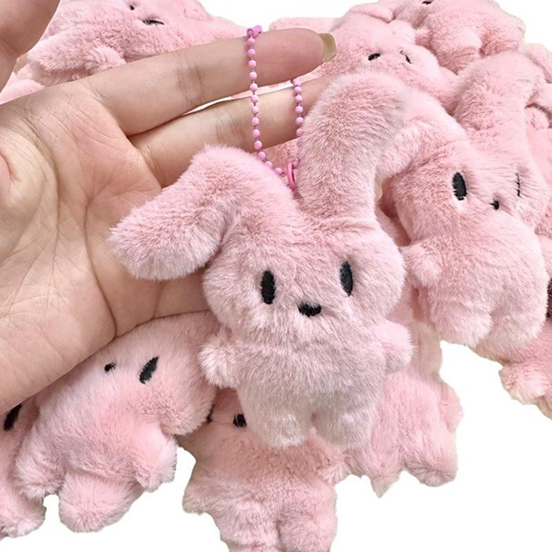 Plush Ins Cute Personality Gift Keychain Student School Bag Couple Pendant Keychain