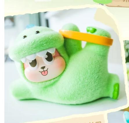 

THE SLLO Dinosaur Hairy Dragon Series Blind Box Toys Figure Surprise Mystery Box Dolls Girls Gift 10cm