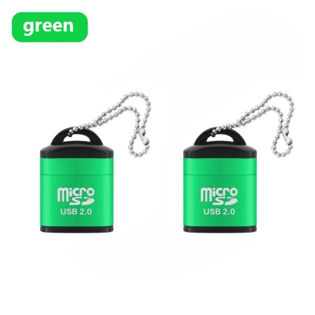 1/2PCS USB Micro SD/TF Card Reader USB 2.0 Mini Mobile Phone Memory Card Reader High Speed USB Adapter For Laptop Accessories