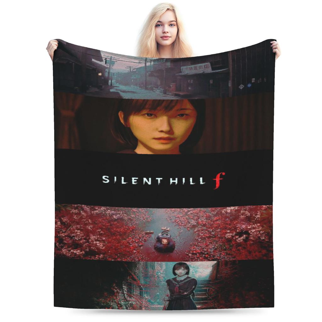 silent hill f horror game 2025 Accessories Blanket Ultra-Soft Fleece Throw Blanket Cozy Bedspread