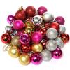 24Pcs Christmas Tree Balls Decor Ornament Xmas Party Decorations Glitter Balls  Festival Supplies