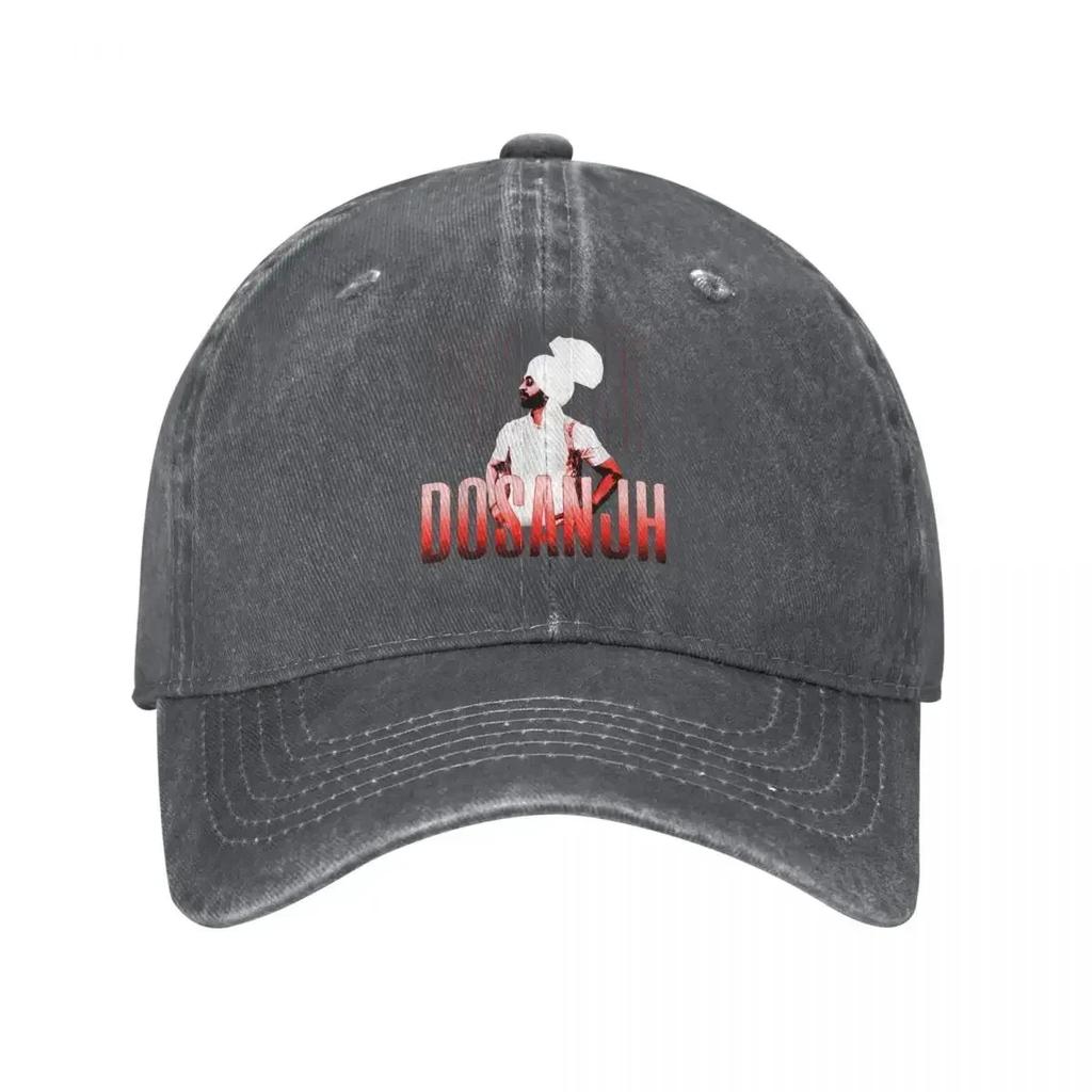 Diljit Dosanjh Punjabi Singer Men Women Baseball Cap Born To Shine Distressed Denim Washed Cap Hat Vintage Outdoor Gift Snapback