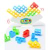 64PCS Tetra Tower Balance Building Blocks Swing Stack Russian Block Game Kids Desktop Party Stacking Challenge Toy Set