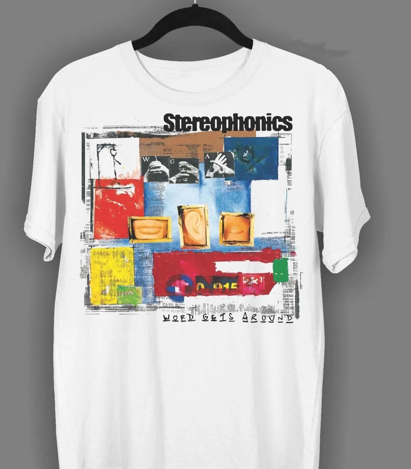 Stereophonics T-shirt WORD GETS AROUND arctic monkeys oasis blur stone roses SL XL