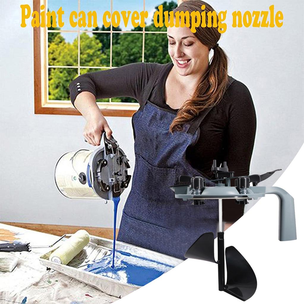 Mixing Mate Paint Can Lid Mess-Free Handle Paint Color Tool Paint Slurry Mixer Stirrer Paint Coating Mixing Slurry Cover 1L/4L