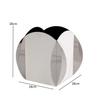 Luxury Geometric Stainless Steel Vase, Leather Art Metal Flower Vase, Living Room Desktop Flower Arrangement, Home Decoration