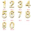 Plastic Self-Adhesive House Hotel Door Number Plaque Sticky Numerical Digits 0-9