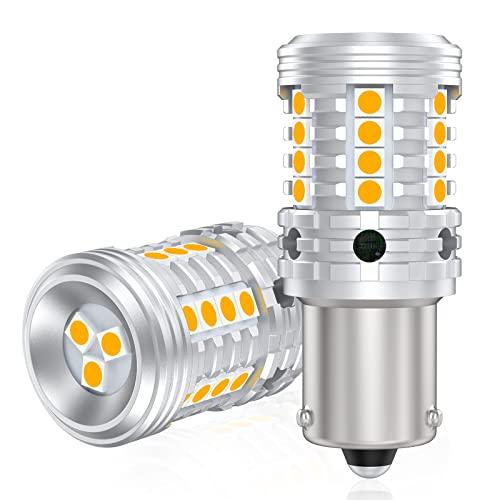 

S25 Контакт под другим углом Светодиодная лампа указателя поворота Контакт под другим углом 150° Настоящий янтарный цвет Предотвращение гипервспышки Встроенный резистор S25 Одинарный BAU15S PY