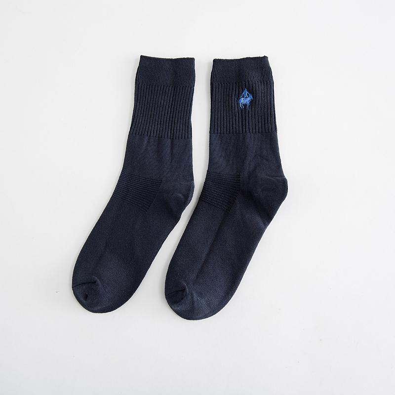 

Расчесанный хлопок для создания мужских носков из высококачественного хлопка, универсальный выбор для любого сезона, мужские повседневные хлопковые носки One Size синий