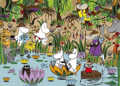 Yanoman In Jigsaw Puzzle Moomin Jungle Moomin Valley Includes Piece Request Service and Jigsaw Puzzle Instructions (Yanoman) [Made Japan] 500-Piece