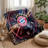 Bayern Munich Theme Blanket Soft Flannel Blanket Plush Throw Blanket Cozy Sofa Bed Blanket for Home Decor