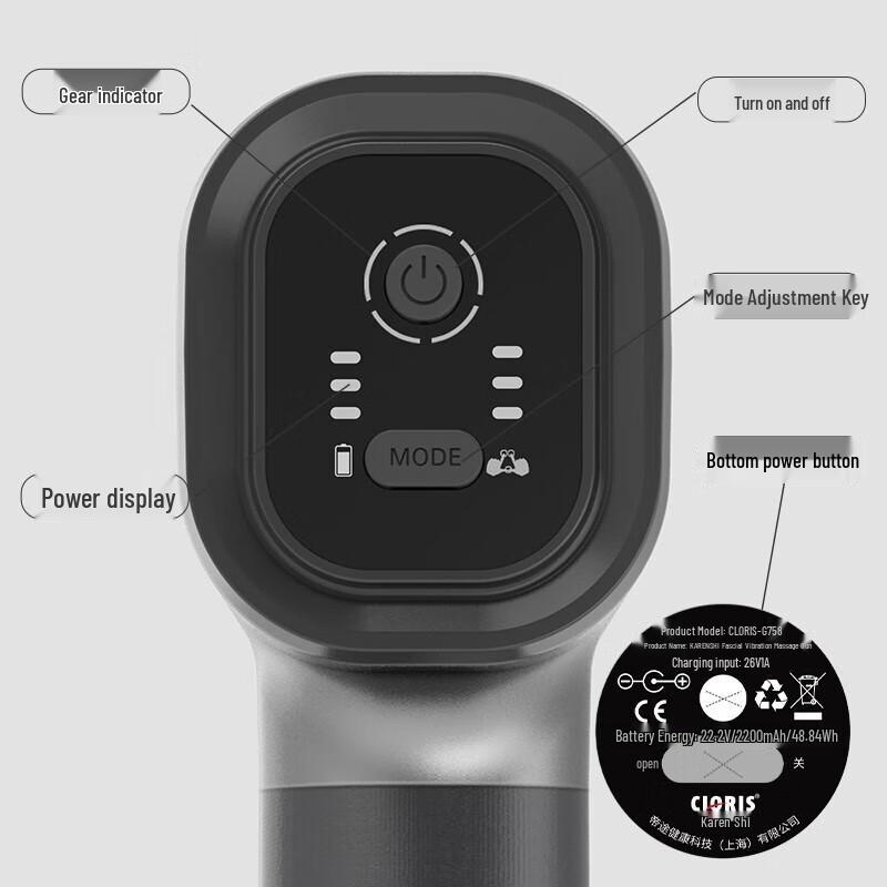 CLORIS Cervical Spine Massager CN plug (adapter included)