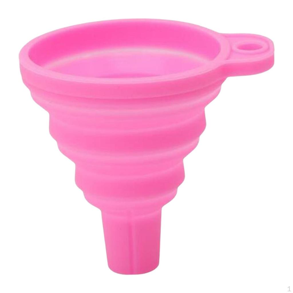 Collapsible Silicone Kitchen Funnel Kit