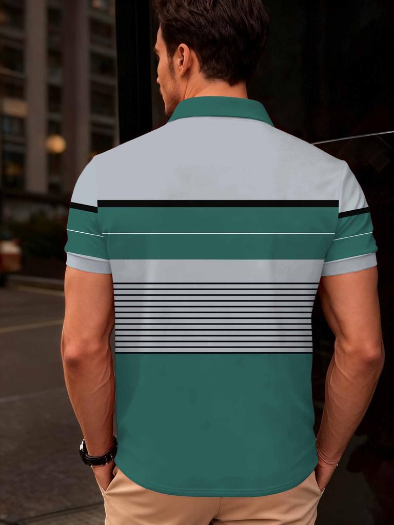 Printed Design – Not Textured Summer Men'S Casual Breathable Short-Sleeve T-Shirt, Men'S Clothing Men'S Short-Sleeve - Casual Summer Golf And Everyday