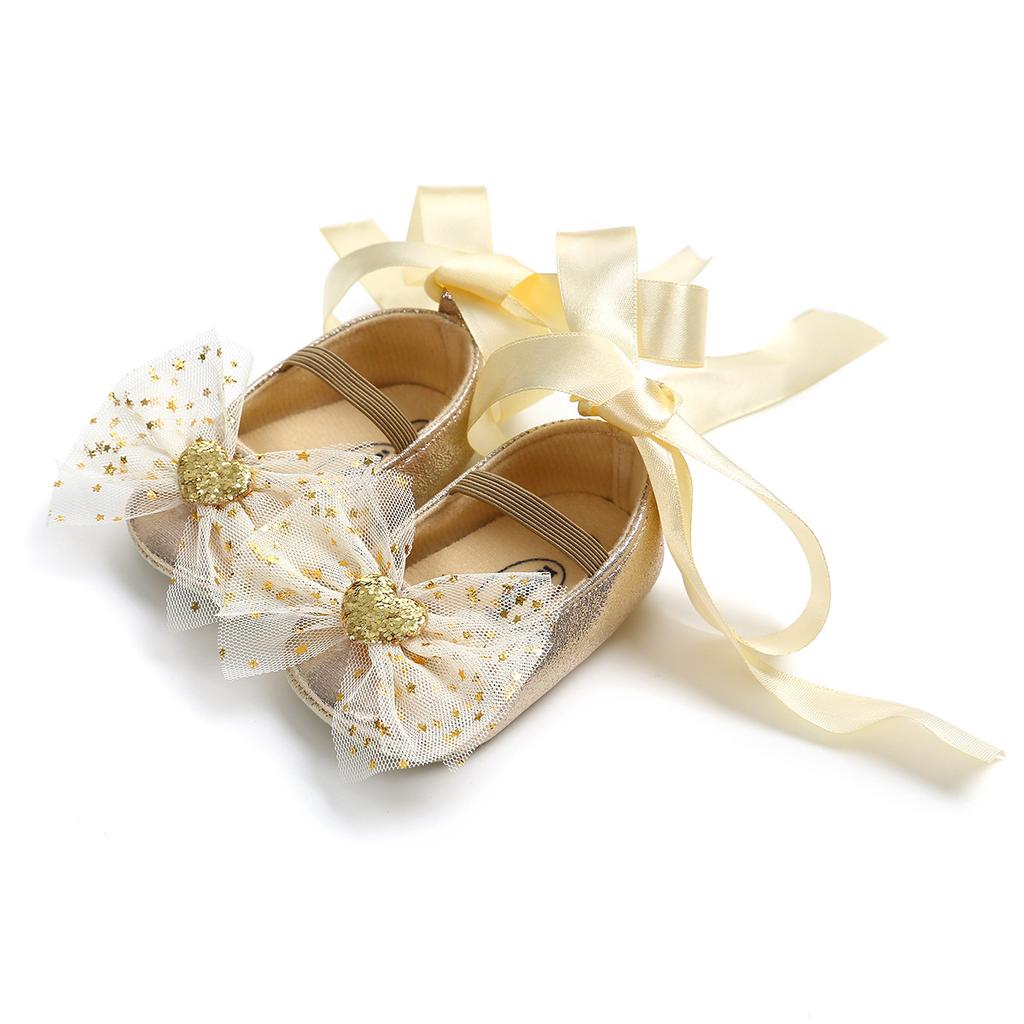 MYGGPP Butterfly Ribbon Princess Shoes Baby Baby Shoes Baby Shoes Small Baby Shoes Baby Shoes