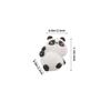 Veemoon Car Figurine Panda Cute Stylish Interior Dashboard Decoration Car Decoration Mini Tabletop Set of 6