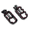 FootPegs Motorcycle For Surron Lightbee Segway X260 X160 Electric Dirt Bike Aluminum Foot Rests Pedals Dirt Pit Bike Accessories