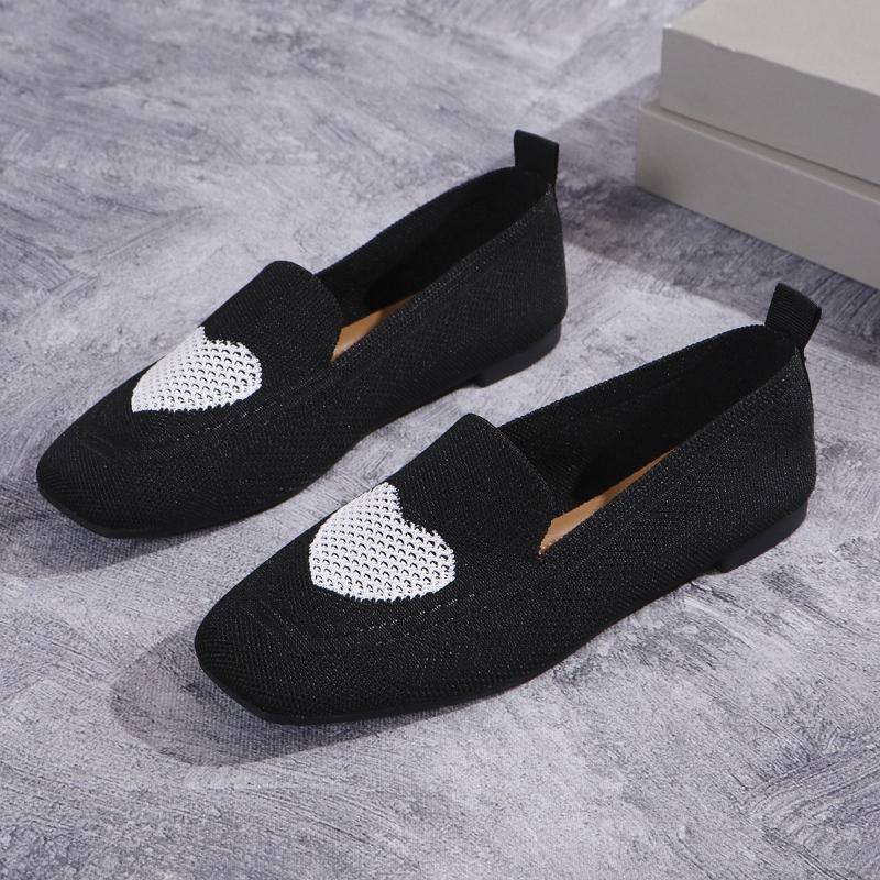 2025 Women's Summer New Large Flat Comfortable Mesh Casual Shoes Fashion High Quality Le Fu Shoes zapatos de mujer