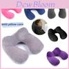 U-shaped Inflatable Neck Pillow Set For Travel With Camel Hump Design Soft And Comfortable