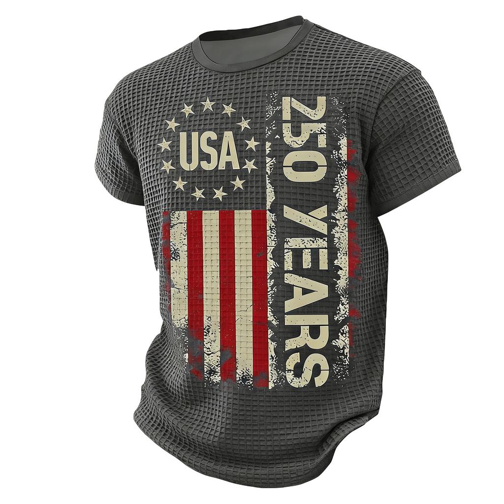 Men's Summer Print Short Sleeve Shirt Men's Casual Fashion Shirt